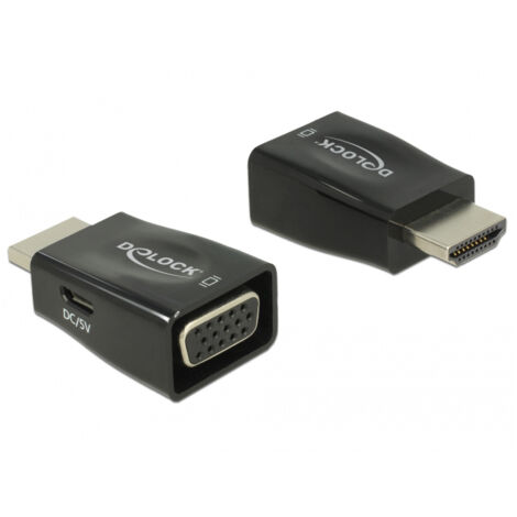 Delock adattatore hdmi-a maschio vga femmina