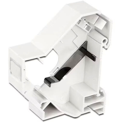 Delock Adattatore su barra DIN per modulo RJ45 Keystone Schermato