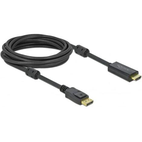 Delock Aktives DisplayPort 1.2 zu HDMI Kabel 4K 60 Hz 5 m