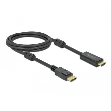 DELOCK Aktives DisplayPort 1.2 zu HDMI Kabel 4K 60Hz 2m
