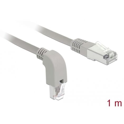 Delock Cable De Red Rj45 Cat.6 S/Ftp Acodado Hacia Abajo / R