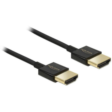 Delock cable hdmi-a macho  hdmi-a macho 3d 4k 1 m slim high quality
