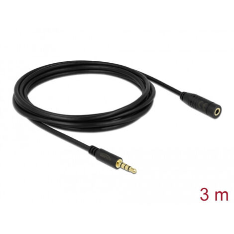 DeLOCK cable jack verlã ¤ ngerung 3,5 mm plug &gt