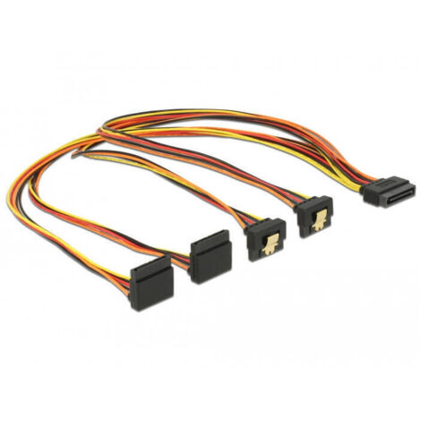 Delock Cable Sata Macho De Alimentación De 15 Patillas Con F