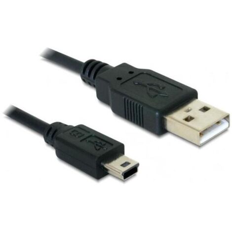 Delock cable usb 2.0-a  usb mini-b 5 pin 1 m macho / macho