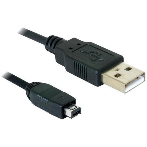 DELOCK Cable USB a Mini USB DELOCK 82208 (1,5 m) Negro