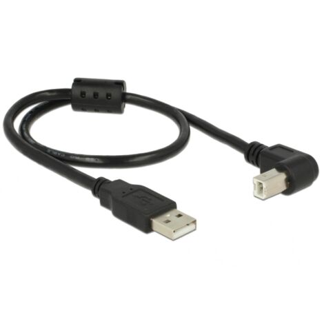 Delock Câble USB USB 2.0 USB-A mâle, USB-B mâle 0.50 m noir 84809