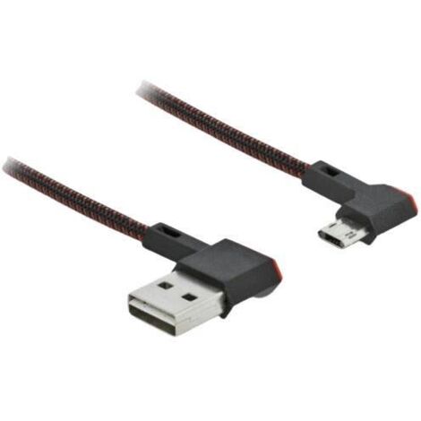 Delock Câble USB USB 2.0 USB-A mâle, USB-Micro-B mâle 0.20 m noir 85269 Y405193