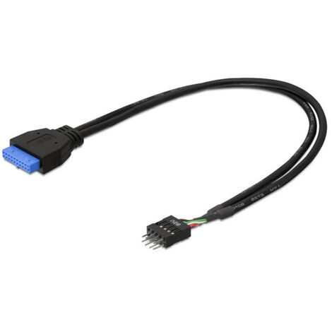 Delock Cavo Interno USB3.0 19 pin Femmina / USB2.0 8 pin Maschio 30cm