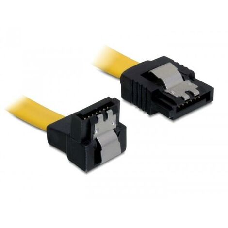 DeLOCK Delock 0.3m SATA M/M - 0,3 m - Male connector / Male connector - Jaune (82806)