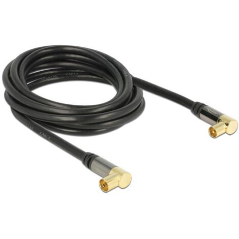 DeLOCK Delock 88916 - 3 m - IEC - IEC - RG-6/U - Or - Noir