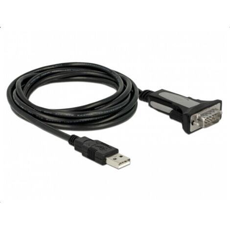 DeLOCK Delock Adapterkabel USB Typ-A Stecker  1 x Seriell RS-232 DB9 Stecker 3 m (65962)