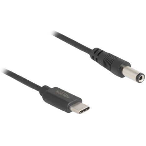 DeLOCK Delock USB Type-C Stromkabel zu DC 5,5 x 2,1 mm Stecker 1 m (85397)