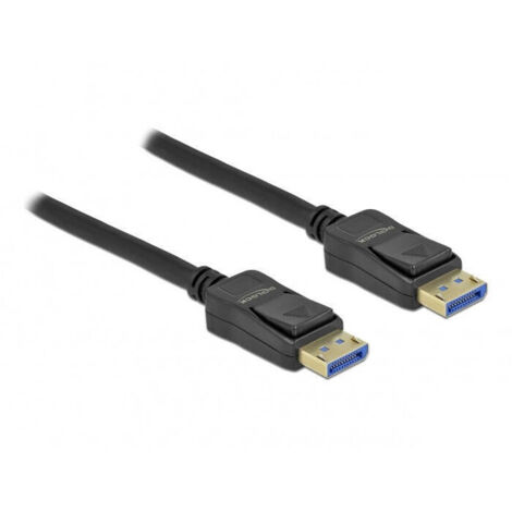 DELOCK DisplayPort 2.0 Kabel 10K 60Hz 54Gbps Kunststoffgehuse 3m