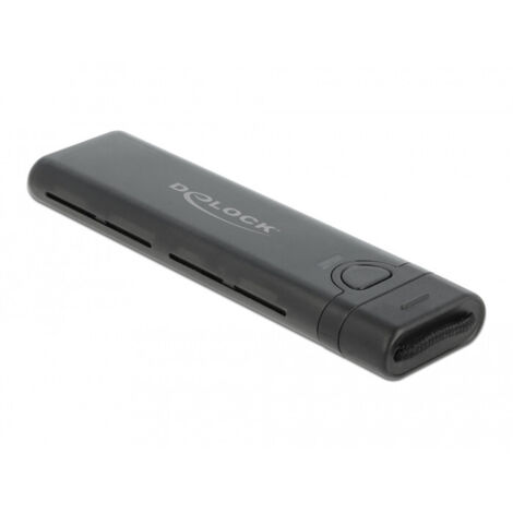DELOCK Ext Gehäuse USB Type-C M.2 NVMe PCIe oder SATA SSD (42635)