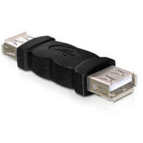 Delock Gender Changer USB - USB Typ A, 4-polig (W) - USB Typ A, 4-polig (W) - Grau