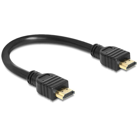 DeLOCK HDMI-Kabel Delock Ethernet A - A St/St 0.25m Gold (83352)