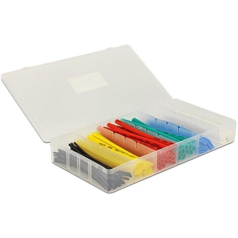 Delock Kit 100 Tubi Colorati Guaina Termorestringente per Isolamento Cavi