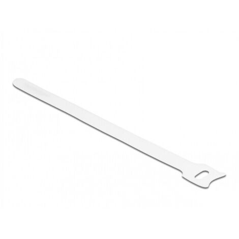 Delock Klettverschlüsse weiß 200 mm x 12 mm