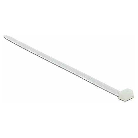 DELOCK LOT DE 10 SERRE-CÂBLES BLANC 800 X 8,8 MM 19645
