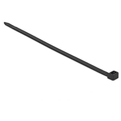 DELOCK LOT DE 10 SERRE-CÂBLES NOIR 1020 X 9 MM 19725