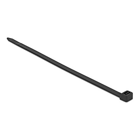 DELOCK LOT DE 10 SERRE-CÂBLES NOIR 920 X 9 MM 19674