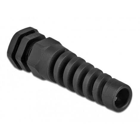 DELOCK PRESSE-ÉTOUPE PG11 AVEC SERRE-CÂBLE NOIR 60343