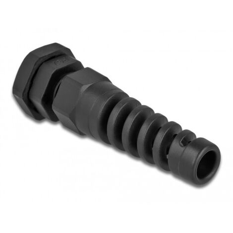 DELOCK PRESSE-ÉTOUPE PG7 AVEC DÉCHARGE DE TRACTION NOIR 60339