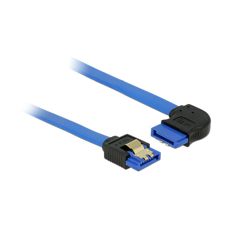 SATA-Kabel sata iii - sata rechts Bu/Bu 0.50m blau (84991) - Delock