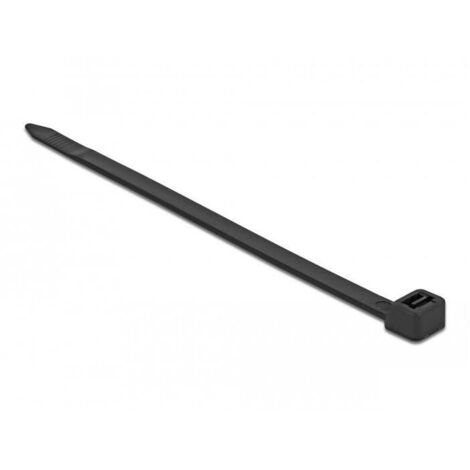 Delock Sujetacables 550 mm LA x 8,8 mm AN (10 unidades) negro