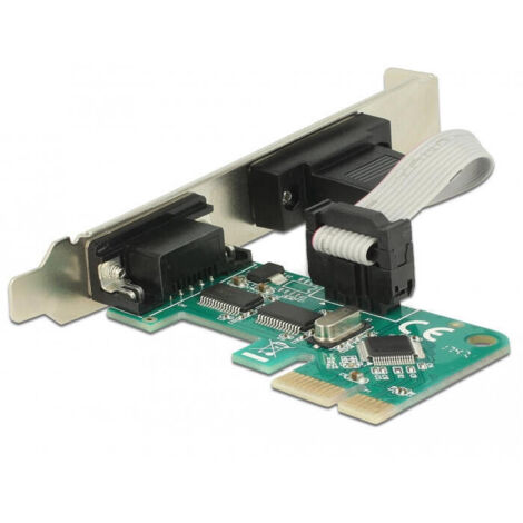 Delock Tarjeta PCI Express  2 x Serie RS-232