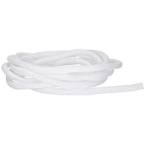 DELOCK TUYAU TRESSÉ À FERMETURE AUTOMATIQUE BLANC 5 M X 13 MM