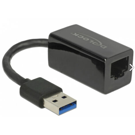 Delock USB 2.0 Adapter [1x USB-A Stecker - 1x RJ45-Buchse] 65903 12.7 cm