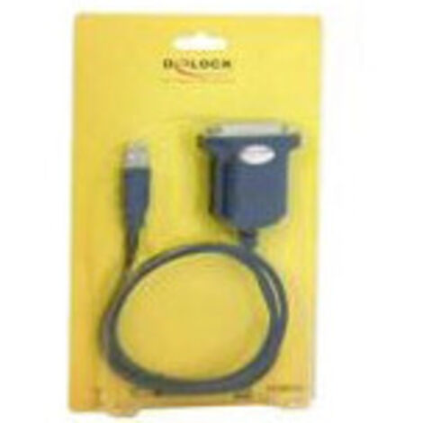 DeLOCK USB Adapter Kabel USB1.1 - D-Sub25 parallel St/Bu (61330)