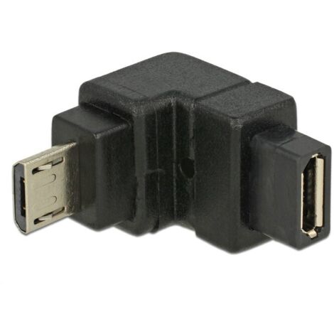 DeLOCK USB Adapter micro B - micro B St/Bu 90° unten (65668)