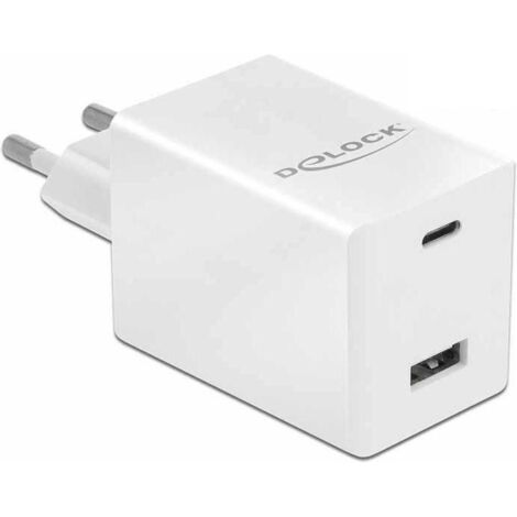 DELOCK USB Ladegerät USB Type-C PD 3.0 und USB Typ-A 48 Watt