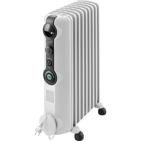 piccola stanza RADIATORE OLIO MINI garage. 500W Grigio Chiaro Ufficio