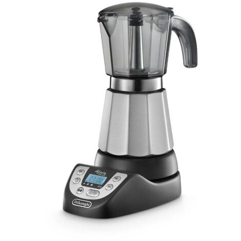 DeLonghi Alicia Plus EMKP 63.B Caffettiera per Moca Elettrico Nero Argento