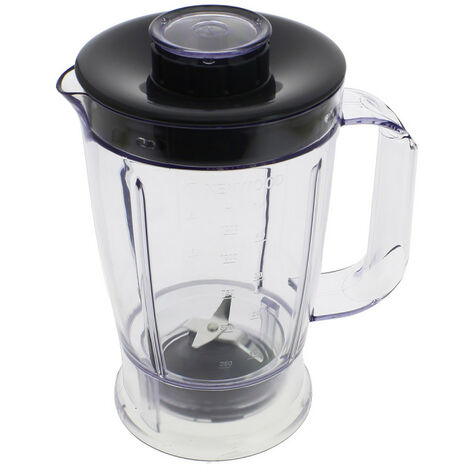 Delonghi – Bol blender complet AS00004682 pour Robot culinaire KENWOOD – Compatible avec modèles FDM301SS, FPP234, FDM302SS – Solution pour préparations culinaires