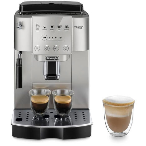 Delonghi – Machine à café automatique 1450W – ECAM22031SSB – Pression 15 bars pour café professionnel – Réservoir 1,8L – Corps acier inoxydable argent noir
