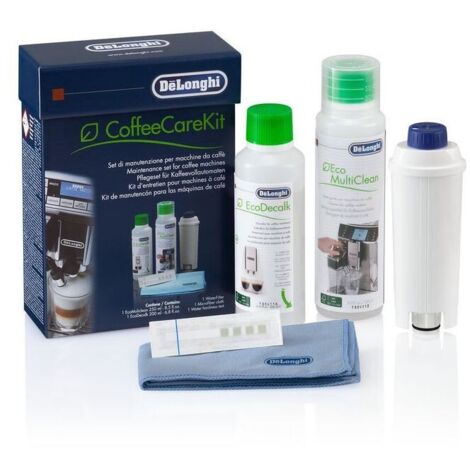Delonghi Coffee Care Kit d'entretien pour machine à café Superautomatique Filtre Déca