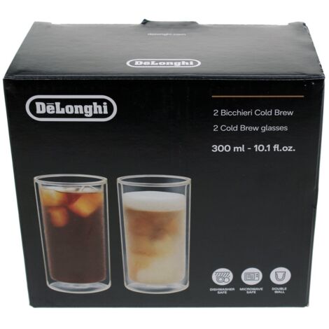 Delonghi - cold brew de vidrio de doble pared dlsc325 - as00004179 - 8004399025721