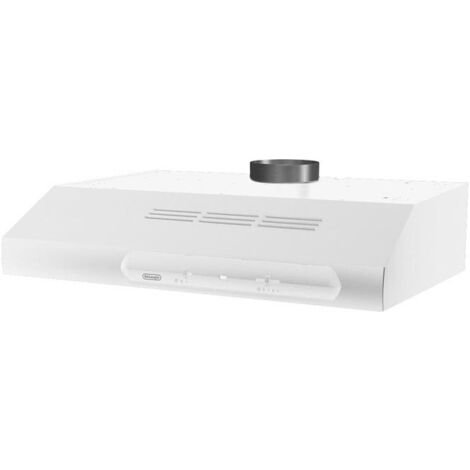 DeLonghi DCH 6 W EC Cappa a Parete Classe energetica D 3 Velocita' Sottopensile Aspirante o Filtrante 60 cm Bianco