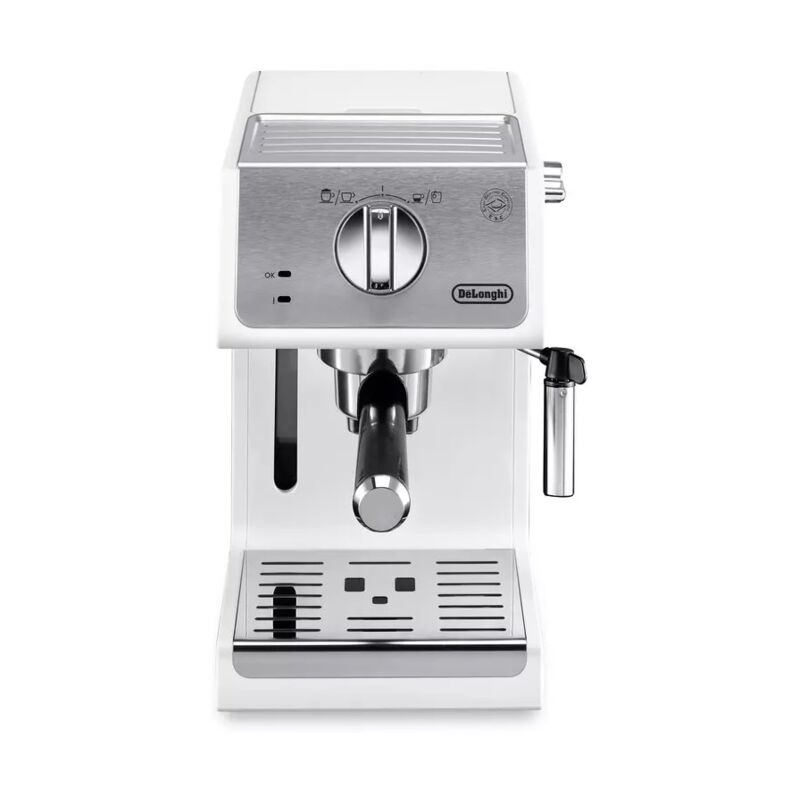 Delonghi - Machine à expresso 15 bars blanc/silver ECP33.21.W