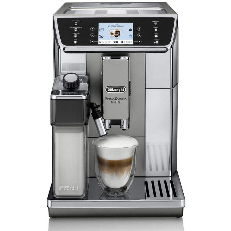 Delonghi - ECAM650.55.MS Expresso broyeur connecte PrimaDonna Elite - Gris