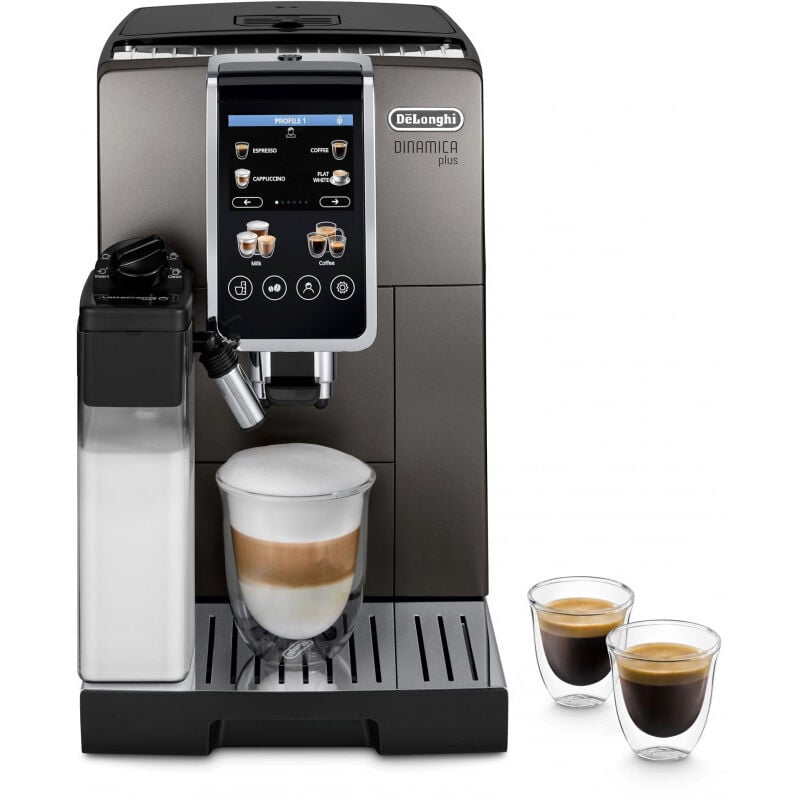 De'Longhi De'Longhi Dinamica Plus ecam 380.95.TB machine à café Entièrement automatique Machine à café 2-en-1 1,8 l (8004399027077)