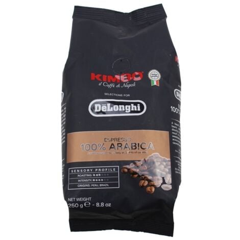 DELONGHI Lot de 3 paquets de café en grains KIMBO arabica 250g