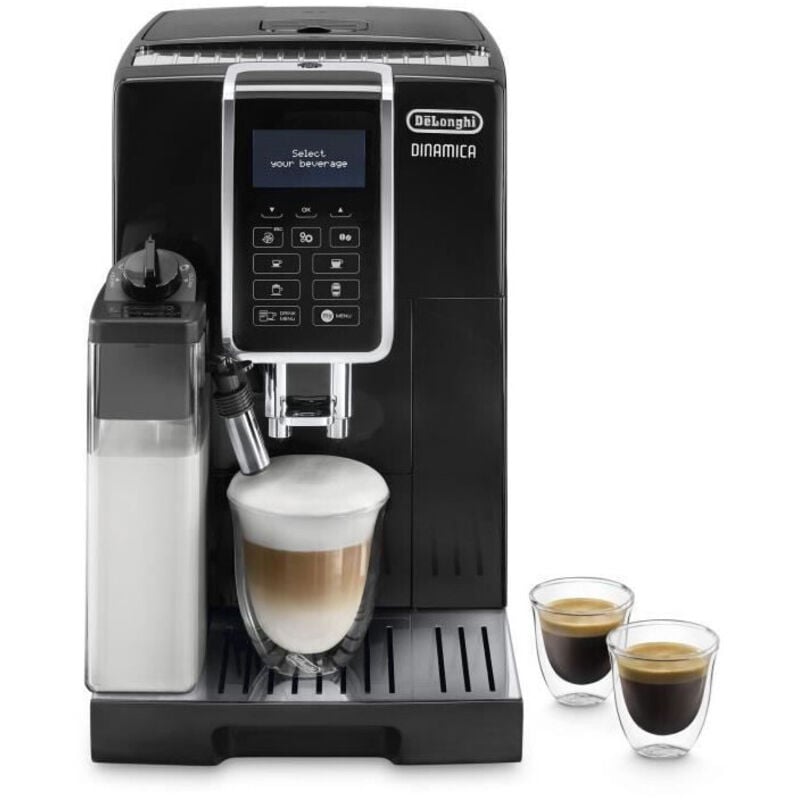 Delonghi - De'longhi Dinamica Ecam350.55.B - macchina da caffè superautomatica, 1450w, funzione cappuccino, personalizzazione della varietà di