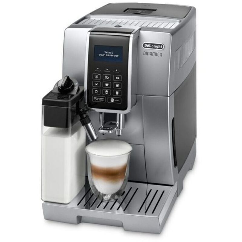 Delonghi Dinamica Ecam350.55Sb Kaffeevollautomat, 1450W, 15Bar, Doppio+, Abschaltautomatik, Lcd Display, Silber En Oferta Delonghi Dinamica Ecam350.55Sb Kaffeevollautomat, 1450W, 15Bar, Doppio+, Abschaltautomatik, Lcd Display, Silber