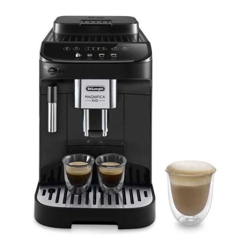 Delonghi - ECAM290.22.B - Machine a cafe Expresso Broyeur Magnifica Evo - 1450W - 3 boissons - 1,8L - 250g de grains